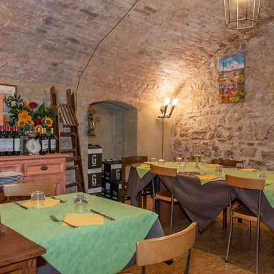 Ristorante Antica Taverna Volterra - Sala degustazioni