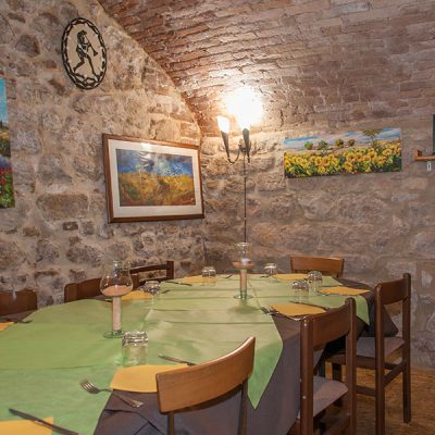 Ristorante Antica Taverna Volterra - Sala degustazioni