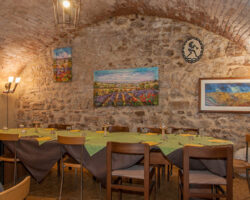 Ristorante Antica Taverna Volterra - Sala degustazioni