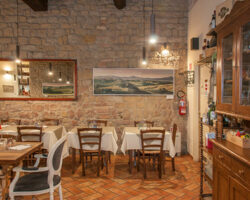 Ristorante Antica taverna Volterra - La sala